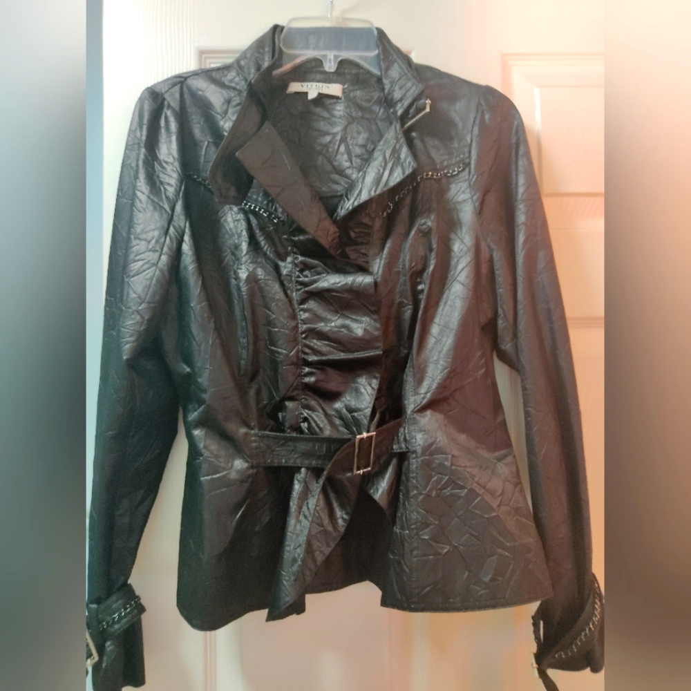VITRIN DESIGN BLACK SPRING SUMMER JACKET SIZE M